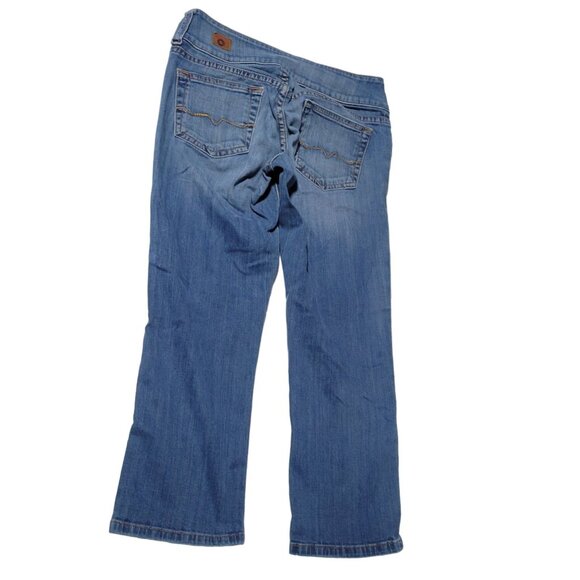 Red Engine Lotus Jeans Womens Size 26 Straight Low Rise Medium Wash Denim Pants - Picture 2 of 7